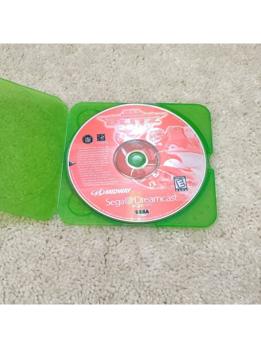 Sega Dreamcast NFL Blitz 2001 Midway Football Arcade T-9710N Standard Tested VGC